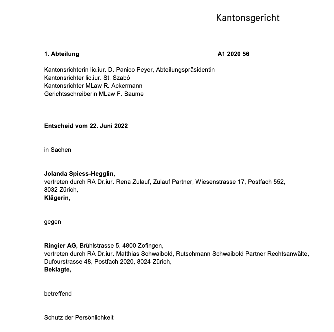 Ringier II: Konzern muss Zahlen offenlegen