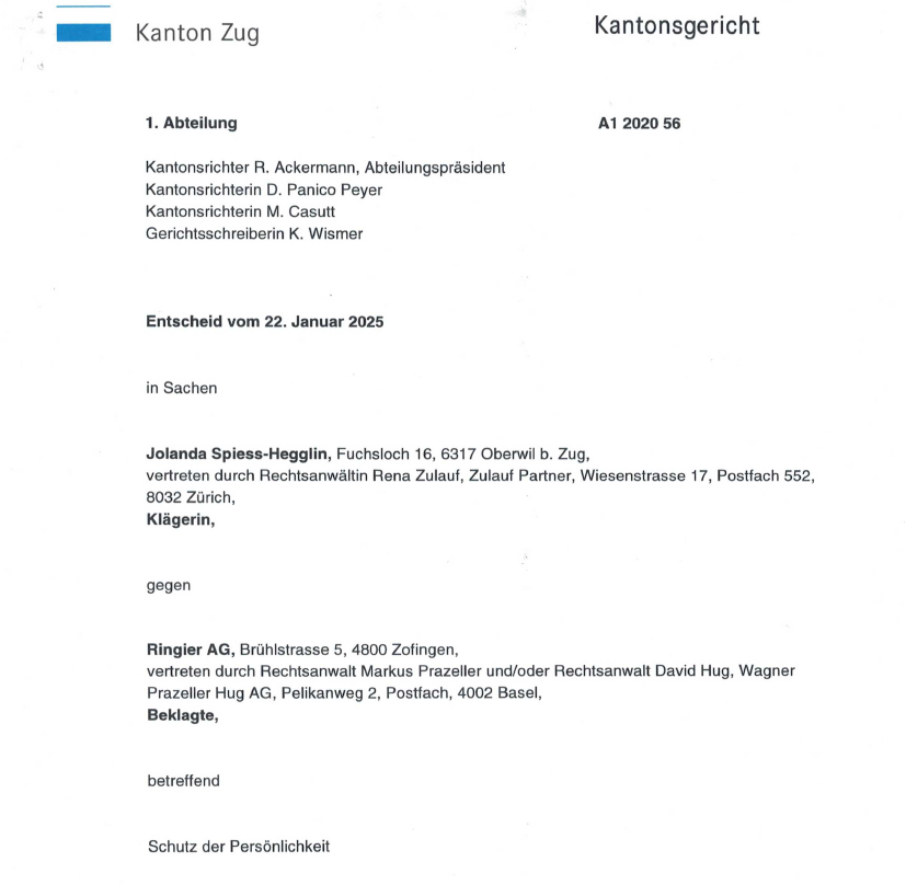 Urteil zur Gewinnherausgabe von 4 persönlichkeitsverletzenden Blick-Artikeln