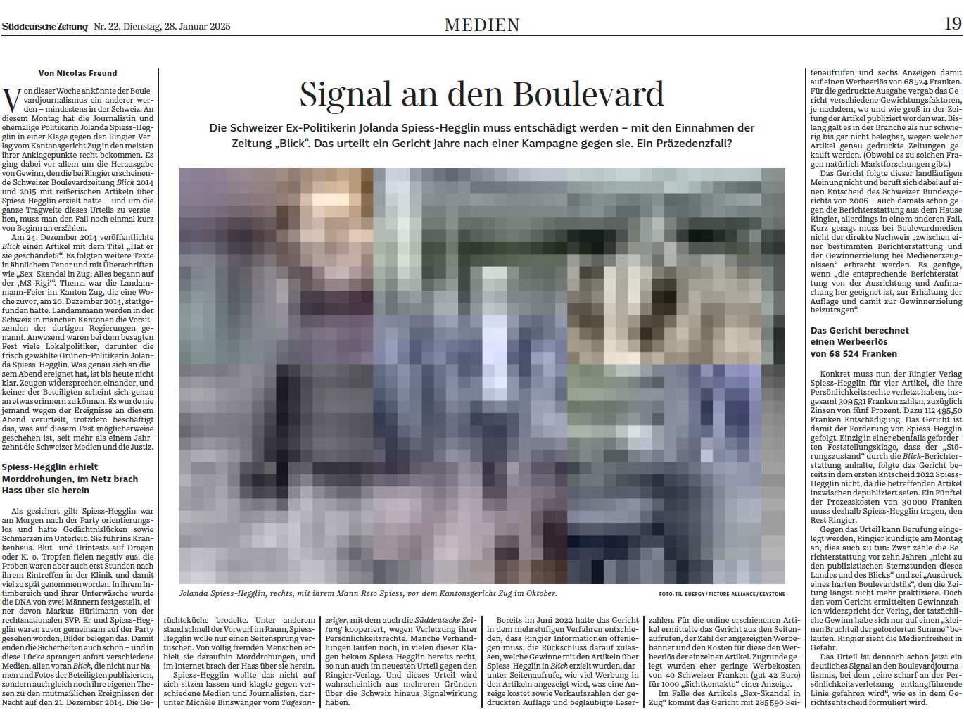SÜDDEUTSCHE ZEITUNG