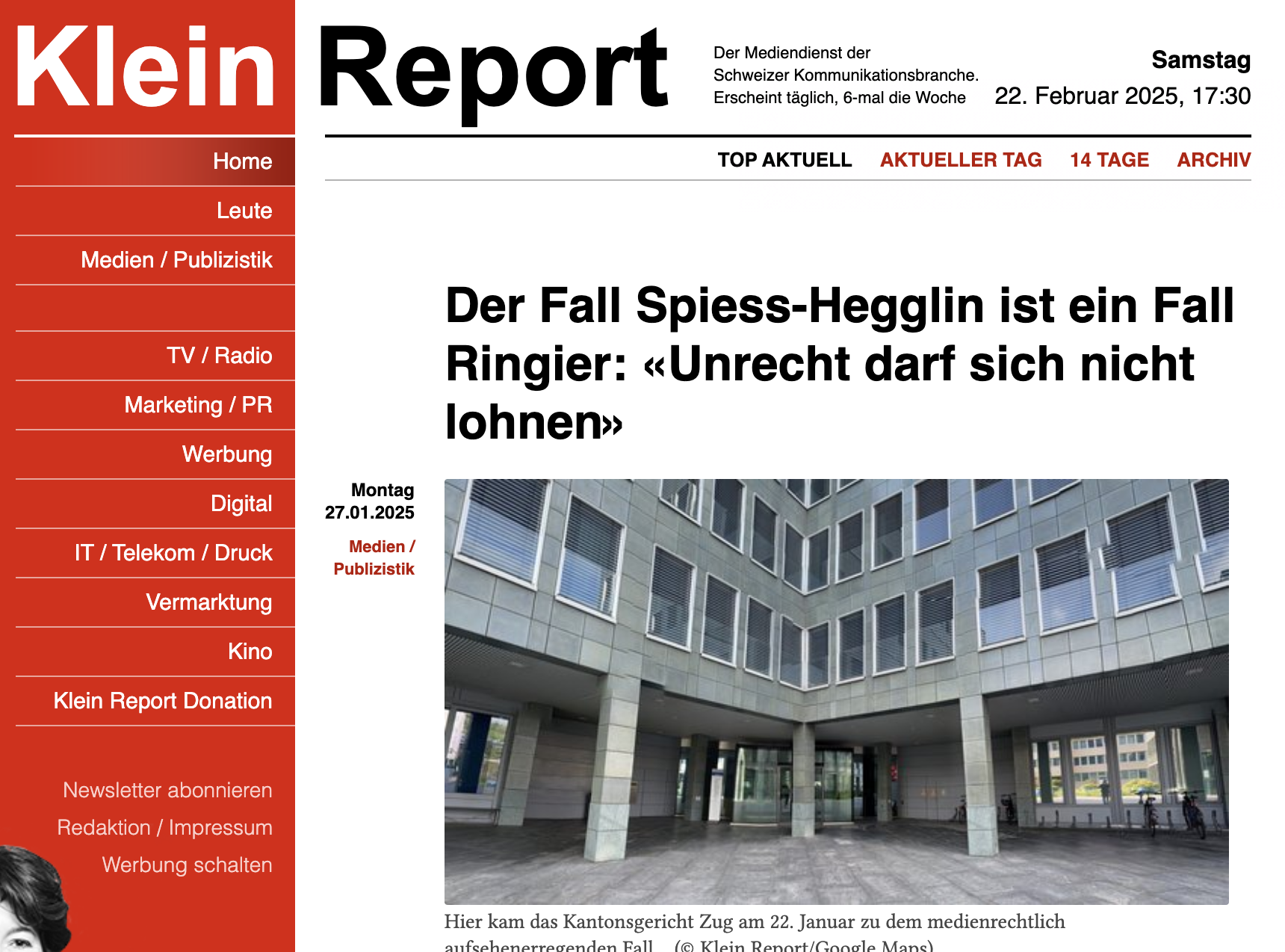 KLEINREPORT